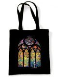 Tribal T-Shirts Banksy Stained Glass Tote/Shoulder Bag