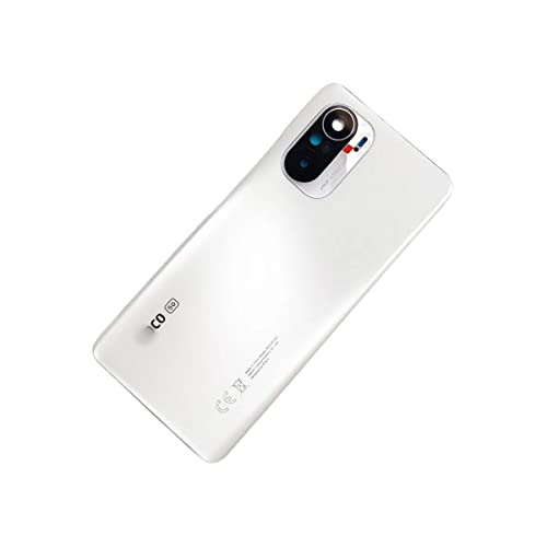 Carcasa trasera de cristal para Xiaomi Poco F3 repuesto de tapa de batería negra SHOWGOOD 5