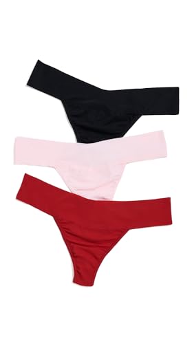 Image of hanky panky - BreatheSoft Natural Rise Thongs for Women | Comfortable Everyday Lingerie Panties | Sizes (XS-XL) | 3 pack