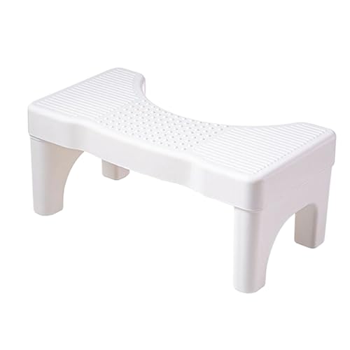 Ruwshuuk Taburete para Inodoro,Escabel para Postura Correcta Al Evacuar - Banqueta Antideslizante Portátil para Niños Y Adultos Mayores con Postura Correcta Al Evacuar