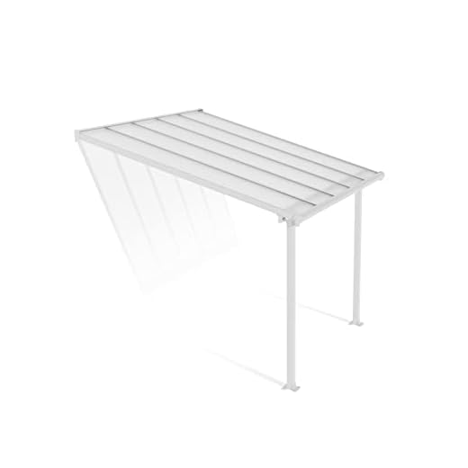 PALRAM OLYMPIA 3X3.05 WHITE CLEAR PATIO COVER