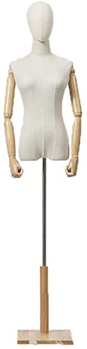 Female Dressmaking Mannequin Tailors Dressform Mannequin Tailors Dummy Tailors Dummy Clothing Store Mannequins Dummy Model Students Mannequin with Wood Base Window Wedding Display Shelf