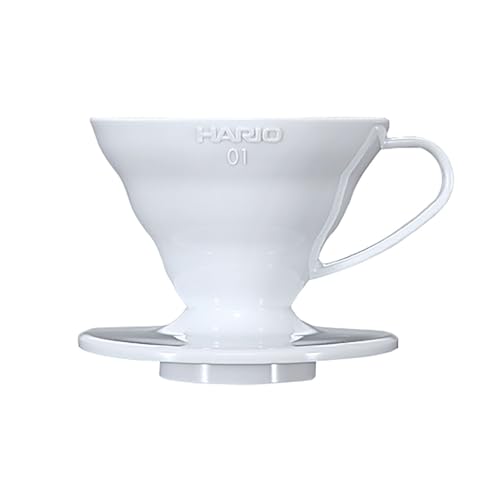 HARIO (ハリオ) V60 01 透過 コーヒードリッパー ホワイト コーヒードリップ 1~2杯用 VDR-01-Wの商品画像（Amazon）
