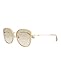 Gucci Square/Rectangle Sunglasses Nude Gold Pink Luxury Eyewear Made In Japan Metal Frame Designer Fashion for Everyday Luxury
