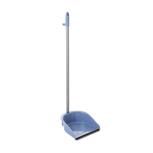 TATAY Universal Anti-tip Dustpan, Plastic, Colour Blue, Measures 25x28x84 cm