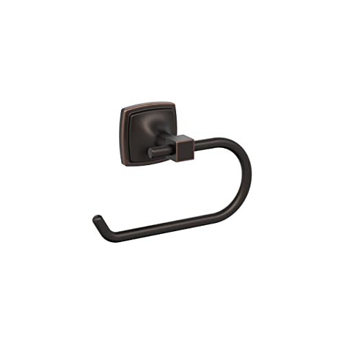 Amerock BH36091ORB | Oil Rubbed Bronze Single Post Toilet Paper Holder | 7-1/16 in. (179 mm) Length Toilet Tissue Holder | Stature | Bath Tissue Holder | Bathroom Hardware | Bath Accessories