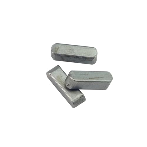 50pcs Parallel Drive Pin Shaft Keys Flat Square Rectangular Carbon Steel Dowel Type(8mm,6x6mm)
