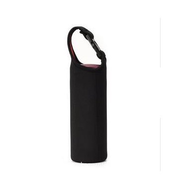 Wpeng Cup Sleeve Built Bottle Carrier Buddy Bottle Tote, 1 pcs The portable handle 18 oz 500 ml Glass bottle cover Cup Sleeve (Black)