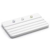 TOKIDNY Professionelles Diamanten Farbvergleich Board Edelstein Präsentationstafel mit Steckplatz für Farbtafeln Schmuckbewertungswerkzeug für Juweliere und Edelsteinhändler