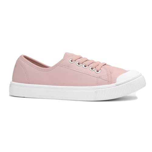 Lilley Womens Pink Canvas Shoe - Size 3 UK - Pink - Image 8
