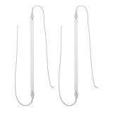 IWOWHERO 2 Stück Quarz Heizstab 23cm mit Kabel Ersatz Heizelement für Infrarotheizungen und...