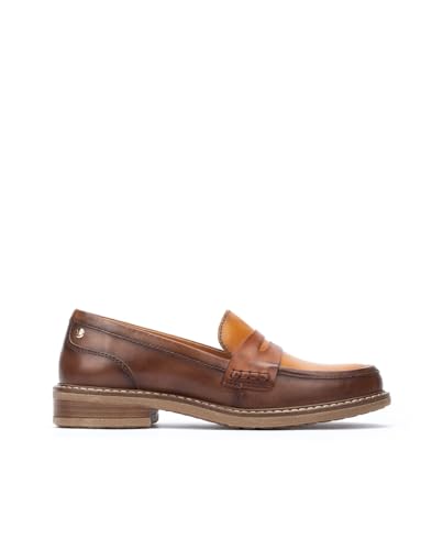 Image of PIKOLINOS Aldaya W8J-3541 Women's Loafers - Premium Calfskin Leather Slip-On - Lightweight Comfort, Removable Insole, Medium & Wide Width Ergonomic Everyday Support
