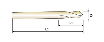 YG1 NC Spotting Drill 8% Cobalt HSS 1/8 to 1/2