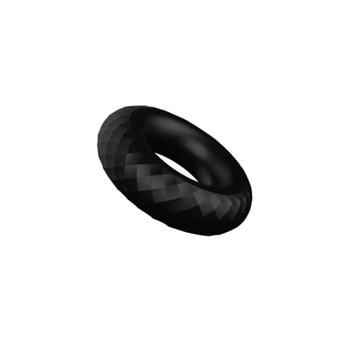 Premium Silikon Penisring, Dehnbarer & Komfortabler Penis Ring 20mm, Schwarz, für Männer - Sexspielzeug für Ihn Cockring Spielzeug Hodenring Eierring BDSM Erotik Erektion
