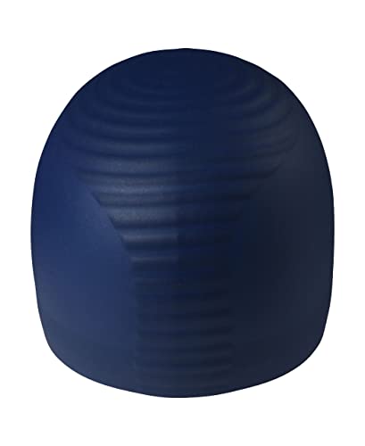 Arena Aquaforce Wave Wrinkle Free Unisex Racing Silicone Swim Cap For Women And Men Competitive Swimming Or Training Swim Gear, Navy, Medium #TOP1