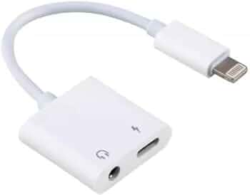 [Apple MFi Certified] Headphones Adapter, 2 in 1 Lightning to 3.5 mm Headphone/Earphone Jack Adapter Aux Audio & Charger Cable Splitter for i-Phone 14...