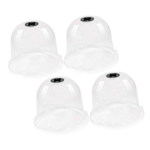 Gogogmee Garden Cloche Plant Cover 4pcs Heavy Duty Plant Dome Airflow Control Frost Resistance
