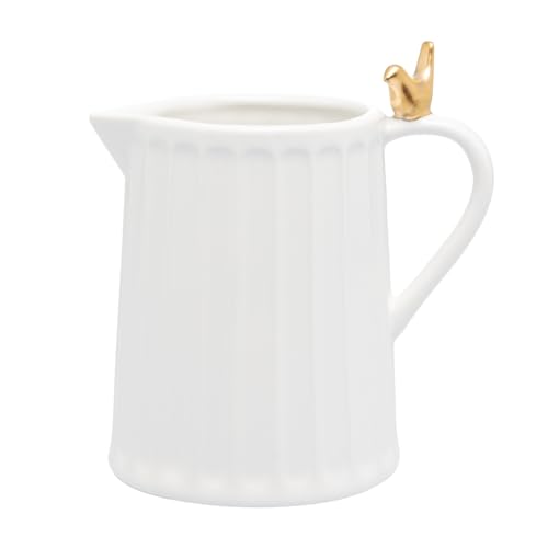 WOLFF - Leiteira de Cerâmica Branca Colibri 200ml