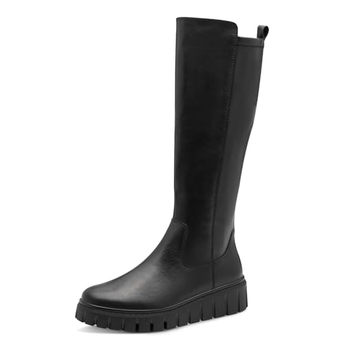 Bottes femme Marco Tozzi cuir et plateforme pour un style élégant au quotidien