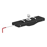 CURT 60619 Double Lock EZr Gooseneck Hitch with 2-5/16-Inch Flip-and-Store Ball, 30,000 lbs