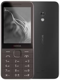 Nokia 235 4G Feature Phone with Bluetooth, MP3 Player, 2MP Camera, Snake and Long Battery Life - Black