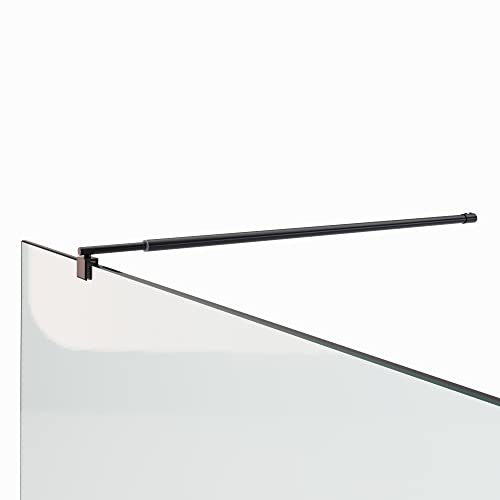 Moments of Glass Barra estabilizadora/barandilla para Parede de Ducha e de Walk in de 6mm - 10mm Ajustable de 73 a 121 cm - 20BM