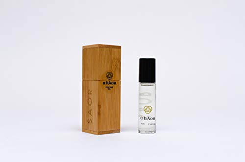 SAOR a hAon Pure Fragrance Oil, 10ml – Roll On Perfume Oils For Women, Created to Calm and Captivate, No Alcohol or Water – Find Your Serenity with Fragrant Bergamot, Fresh White Tea and Airy Musk