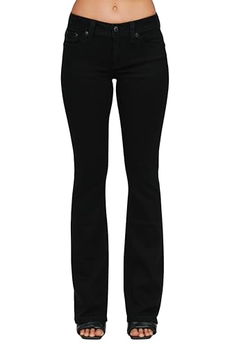 Miss Me Women's Mid-Rise Black Spur Longhorn Western Embellished Bootcut Jeans2