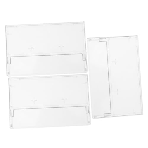 DOITOOL Organize Your Collection 3pcs Cassette Tape Box Cassette Tape Storage Case