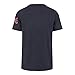 47 Brand MLB Men's Fieldhouse Franklin Team Color Embroidered Wordmark Primary Logo Short Sleeve Baseball T-Shirt - Atlanta Braves - Navy - Large