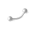 316L Surgical Steel Bent Curved Barbell 18g 18 Gauge