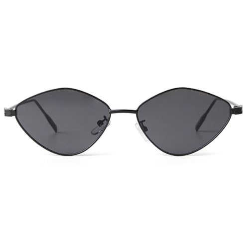 helena Trendy Metal Hexagon Sunglasses for Women Men Vintage Narrow Irregular Shades Retro Hexagonal Sun Glasses