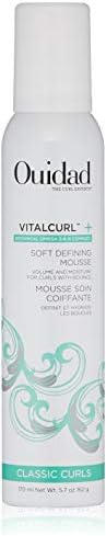 Ouidad VitalCurl+ Curl Defining Mousse, Lightweight Hair Foam, Styler for Soft, Touchable Hold, Adds Shine, Bounce & Volume, For Spiral Curls