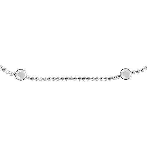 Shop LC Sterling Silver Bead Station Anklet #TOP12