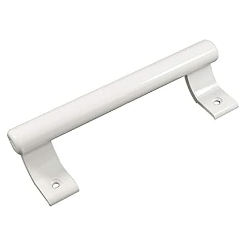 KAFENDA 200mm Aluminum Alloy Sliding Door Handle Balcony Glass Door Handle Bathroom Closet Door Handle Warehouse Door Garden Door Handle Modern Metal Handle (White) Cover