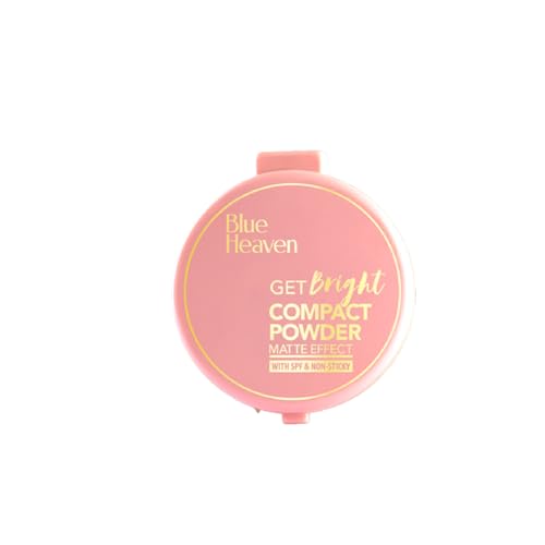 Image of Blue Heaven Get Bright Compact Powder For Women With SPF Sun Protection, All Skin Type, Non Sticky, Oil Free, Matte Finish Light Weight Formula, Honey,16 Grams