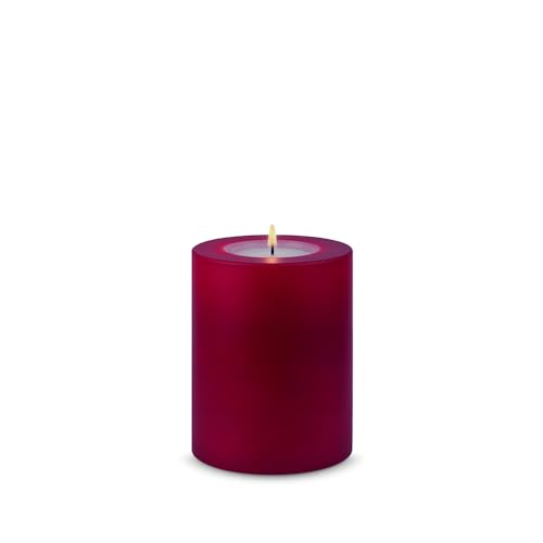 Qult Farluce Trend - Teelichthalter in Kerzenform • Merlot Red •...