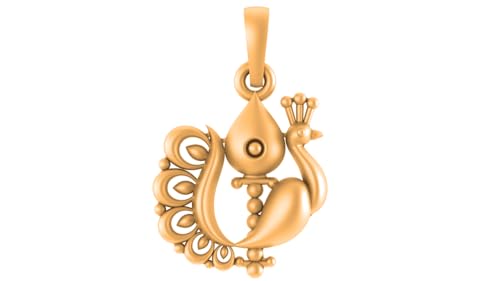Pendentif en argent plaqué or Mtrolls AMZ 130 pour sublimer vos tenues du quotidien