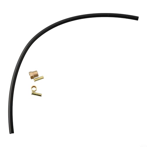 Tuyau en Nylon pour Compresseur d'Air, Accessoires en Cuivre, Connecte l'Interrupteur de Pression et le Clapet Anti-Retour, Tuyau de Pompe Sans Huile