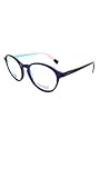 mr wonderful gafas graduadas  MR WONDERFUL MW 69002 545 49,gafa vista mujer,montura redonda en azul con reverso en azul-rosa.