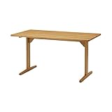 無印良品 木製リビングダイニングテーブル 幅130×奥行70×高さ65cm オーク材 44692660 無色
