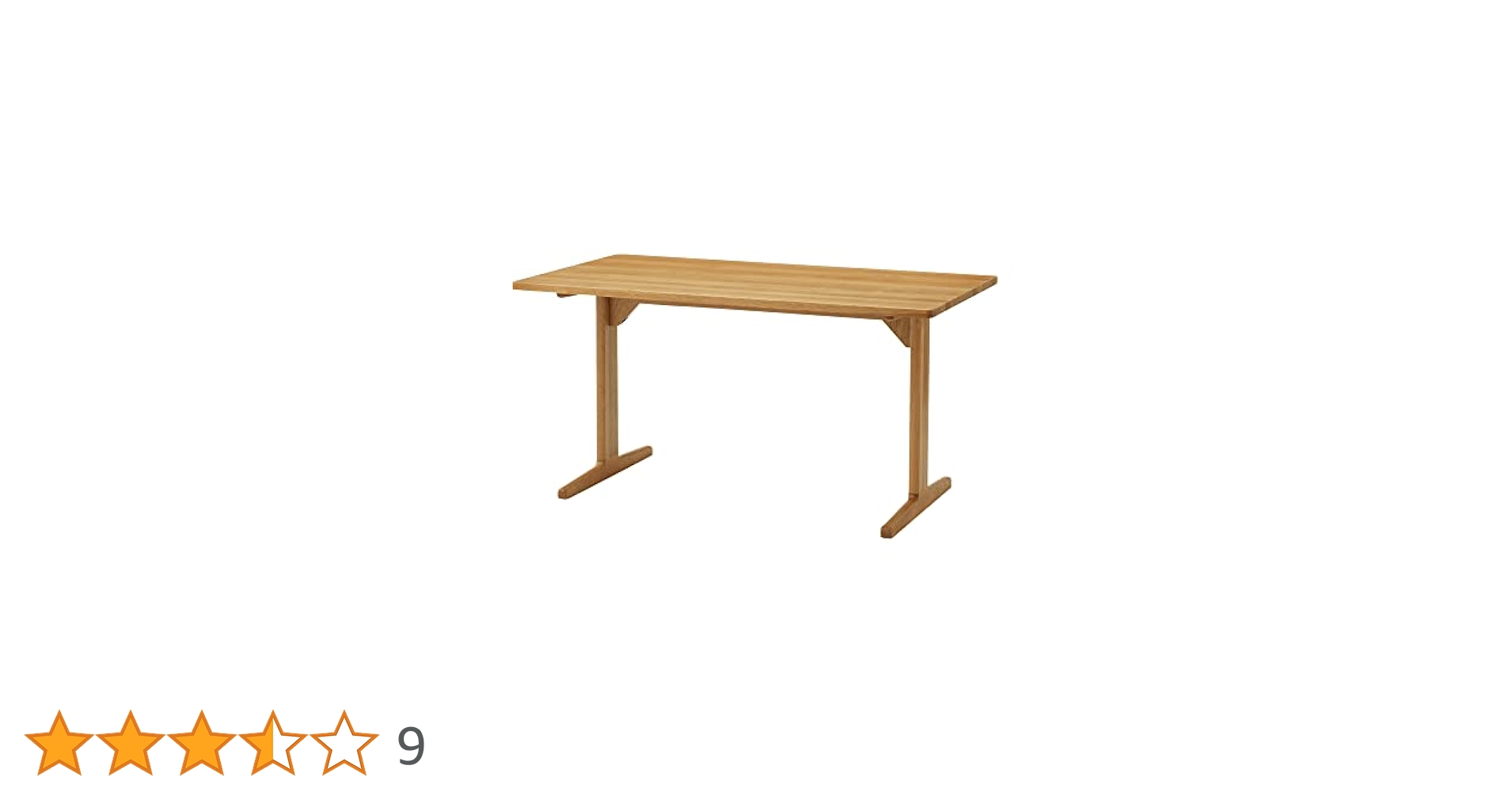 S.O【送料込】無印良品 テーブル オーク材 幅130 奥行65 高さ60 送料込】無印良品 テーブル オーク材 幅130 奥行65 高さ60