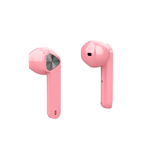 Rape flower Stereo Gaming Headset,Wireless Bluetooth Headset, Sliding Cover Charging Compartment, Bluetooth 5.0, TOU-ch Control, Noise Reduction and High Sound Quality (Pink, One Size)