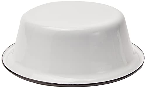 Krüger Schüssel Weiss, 24 cm, Weiß-schwarz
