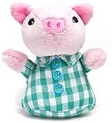 Vista 6 de Cuddle Barn - Juego de tres cerditos en la hora de la historia Juego de peluche portátil de cuento de hadas para niños, 4 personajes, 7 pulgadas