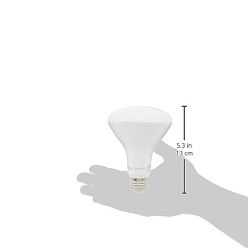 Image of Amazon Basics BR30 LED Light Bulb, 65W Equivalent, 11W Energy Efficient, E26 Standard Base, Daylight White 5000K, Dimmable, 10,000 Hour Lifetime, 16-Pack