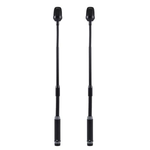 Microphone DJ col de cygne pour table de mixage en set de 2 direct pour KTV