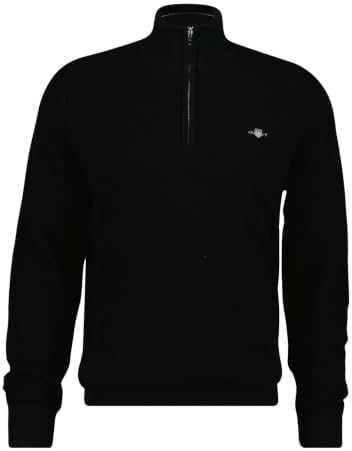 GANT Micro Textured Cotton Half Zip