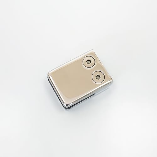 DECORPLACE, Presilha Suporte Vidro Reta Quadrada Aço Inox 304