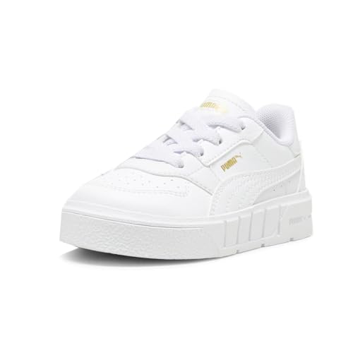 PUMA Toddler Girls Cali Court Leather Perforated Platform Sneakers Shoes Casual - White2